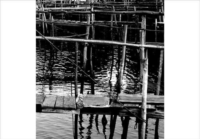 Embarcaderos en el ro Naln, Soto del Barco, Asturias.